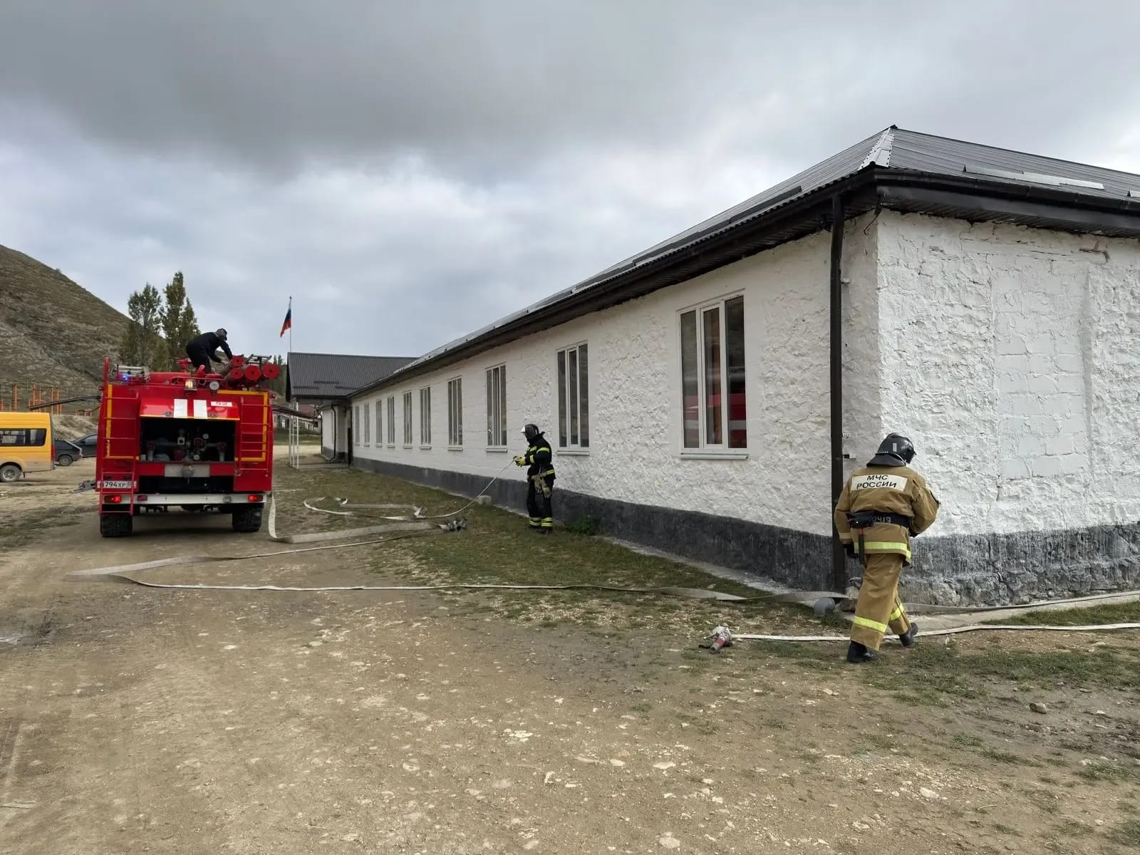 Мероприятия в рамках многоцелевого выезда осуществили работники ПЧ-52